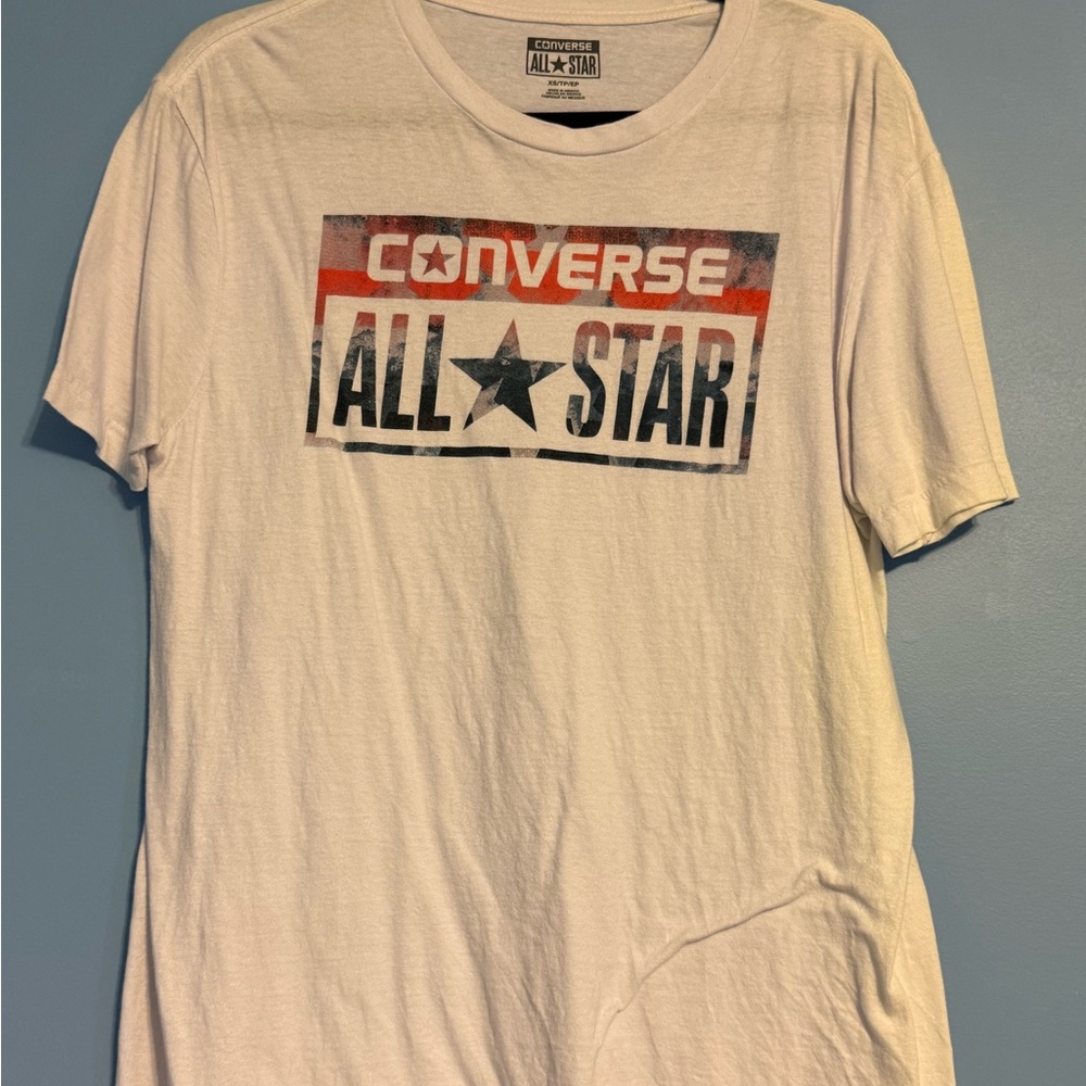 Converse All Star Graphic White Tee